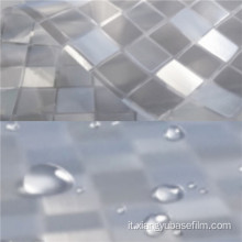 Pellicola di protezione per vetro a mosaico opaco satinato resistente al calore